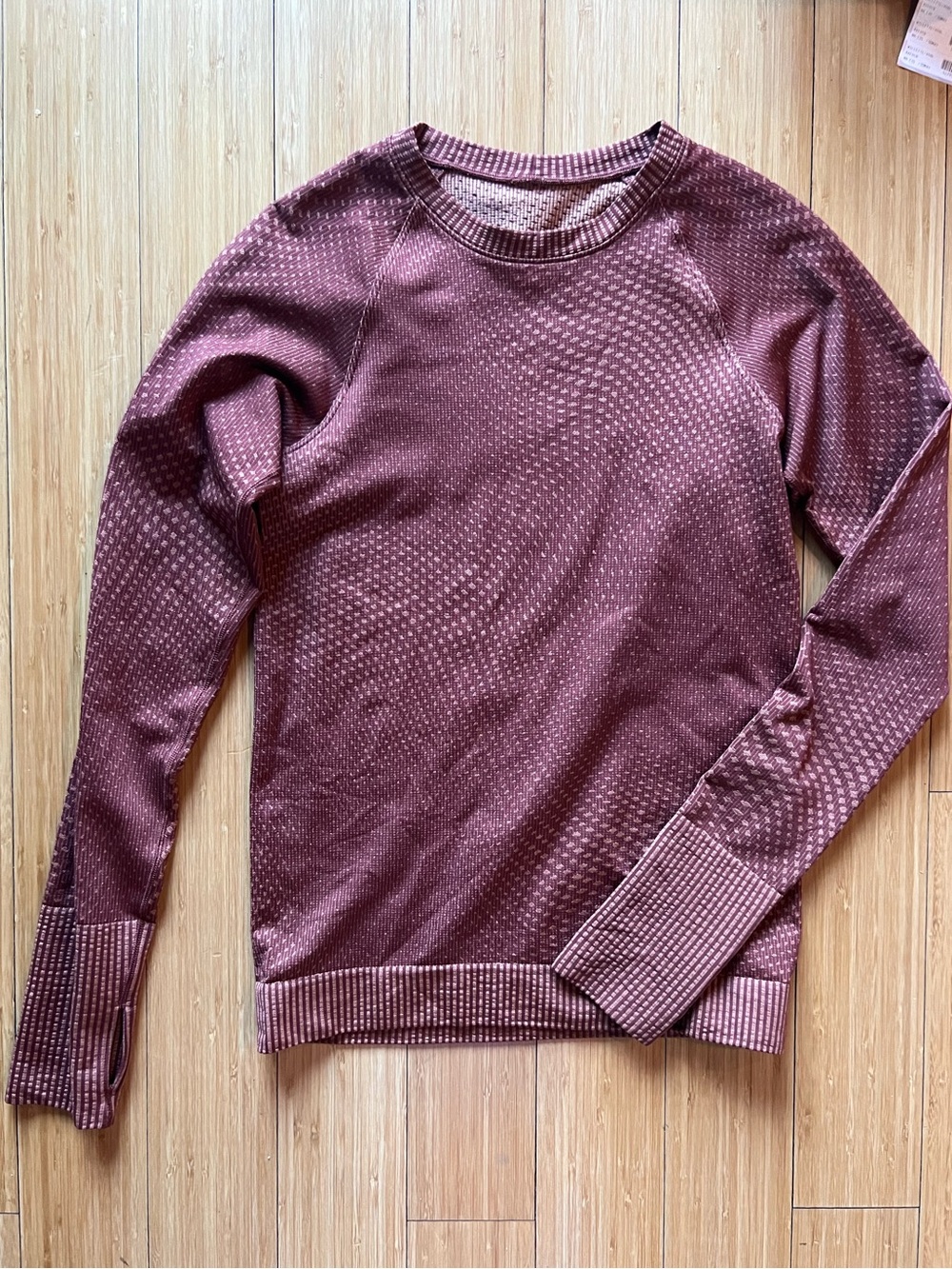 Lululemon Rest Less Pullover Date Brown Desert Sun